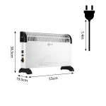Grzejnik konwektorowy 2000 W z termostatem NEO TOOLS 90-155 turbo