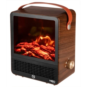 Kominek elektryczny retro 1500 W z efektem płomienia NEO TOOLS 90-156