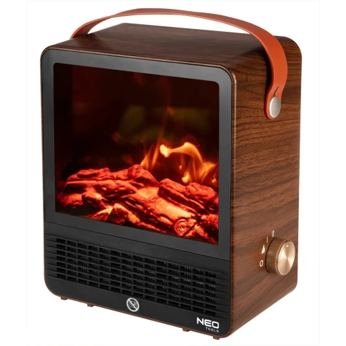 Kominek elektryczny retro 1500 W z efektem płomienia NEO TOOLS 90-156