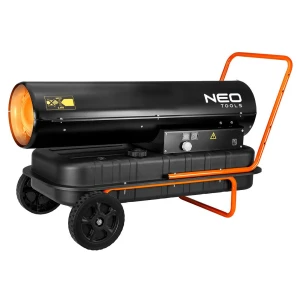 Nagrzewnica olejowa 50 kW, zbiornik 50 l, 1100 m³/h, na kółkach NEO TOOLS 90-082