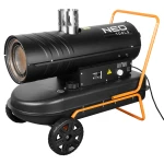Nagrzewnica olejowa z odprowadzeniem spalin 20 kW 720 m3/h zbiornik 36 l NEO TOOLS 90-086-1