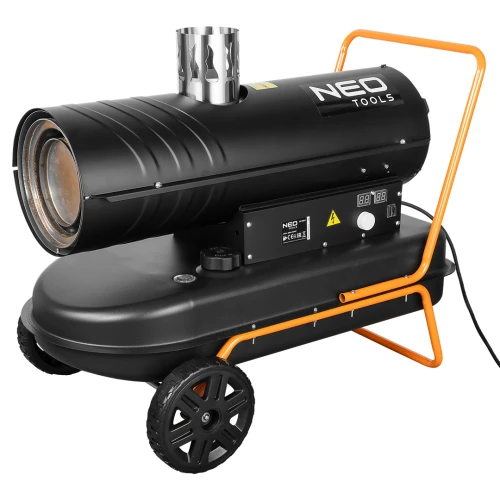 Nagrzewnica olejowa z odprowadzeniem spalin 20 kW 720 m3/h zbiornik 36 l NEO TOOLS 90-086-1