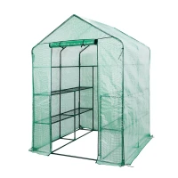 Szklarnia ogrodowa 143 x 143 x 195 cm, folia PE 135 g, 4 półki NEO TOOLS 15-911