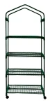 Szklarnia ogrodowa 69 x 49 x 160 cm, folia PE 135 g, 4 półki, kółka NEO TOOLS 15-903
