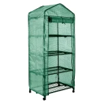 Szklarnia ogrodowa 69 x 49 x 160 cm, folia PE 135 g, 4 półki, kółka NEO TOOLS 15-903