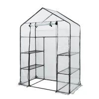 Szklarnia ogrodowa 143 x 73 x 195 cm, folia PVC, 4 półki NEO TOOLS 15-902