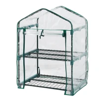 Szklarnia ogrodowa 69 x 49 x 95 cm, folia PVC, 2 półki NEO TOOLS 15-900
