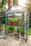 Szklarnia ogrodowa 69 x 49 x 95 cm, folia PVC, 2 półki NEO TOOLS 15-900