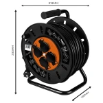 Przedłużacz bębnowy 20 m 4 gniazda 3 x 1,5 mm2 NEO TOOLS 90-170