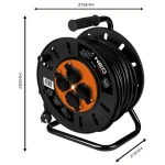 Przedłużacz bębnowy 40 m 4 gniazda 3 x 1,5 mm2 NEO TOOLS 90-172