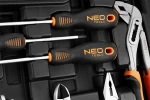 Zestaw narzędzi ręcznych 143 elementy, grzechotki 1/2" i 1/4", walizka, NEO TOOLS 08-945