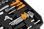 Zestaw narzędzi ręcznych 143 elementy, grzechotki 1/2" i 1/4", walizka, NEO TOOLS 08-945