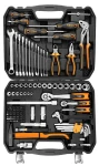 Zestaw narzędzi ręcznych 143 elementy, grzechotki 1/2" i 1/4", walizka, NEO TOOLS 08-945