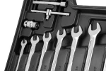 Zestaw kluczy nasadowych 1/2" i 1/4", 82 elementy, CrV, walizka, NEO TOOLS 10-059