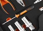 Zestaw kluczy nasadowych 1/2" i 1/4", 95 elementów, CrV, pianka EVA, NEO TOOLS 10-065