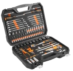 Zestaw kluczy nasadowych 1/2" i 1/4", 95 elementów, CrV, pianka EVA, NEO TOOLS 10-065
