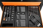 Szafka warsztatowa na kołach, 5 szuflad, 117 narzędzi, nośność 280 kg, NEO TOOLS 84-214-6
