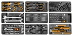 Szafka warsztatowa na kołach, 7 szuflad, 129 narzędzi, nośność 280 kg, NEO TOOLS 84-222-9