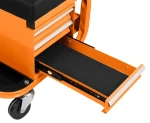 Stołek warsztatowy na kółkach z 3 szufladami, udźwig 110 kg, NEO TOOLS 11-605