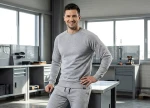Bluza COMFORT, szary melanż, 320 g/m², NEO TOOLS 81-650