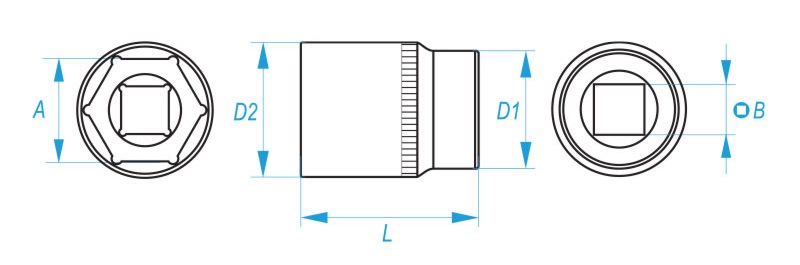 YATO Nasadki sześciokątne w technologii AS-DRIVE
